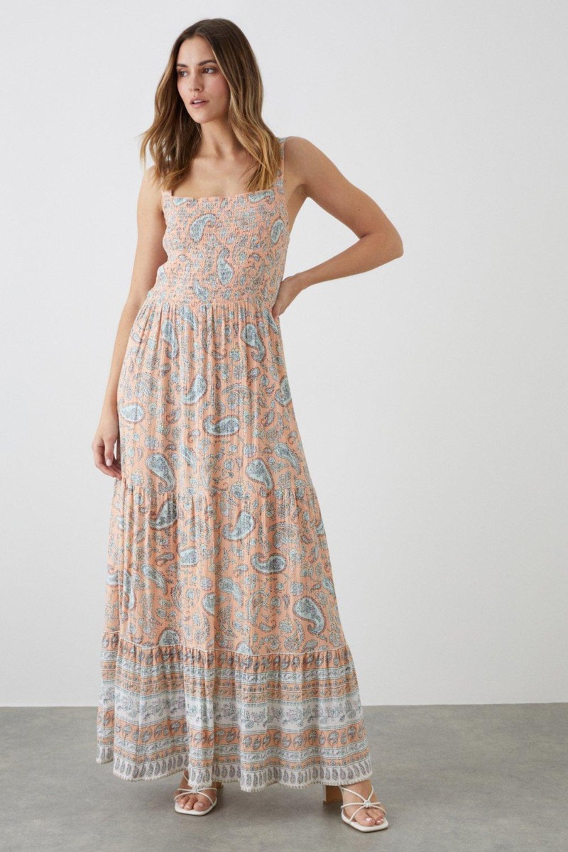 Maxi Dress Pink for Women from Dorothy Perkins GOOFASH