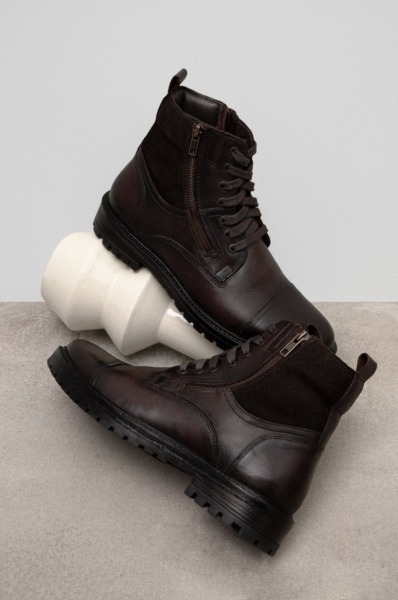 Medicine - Man Leather Shoes Brown Answear GOOFASH