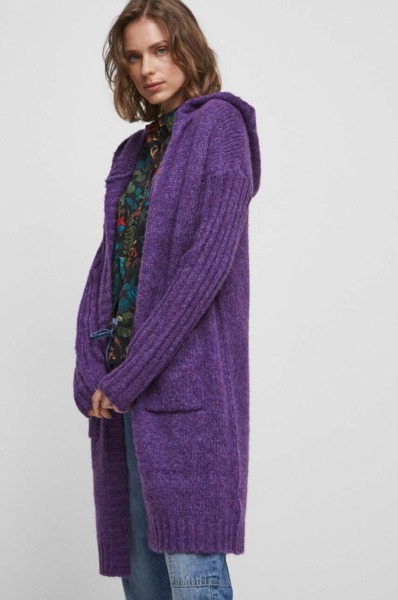 Medicine Purple Women's Cardigan - Answear GOOFASH