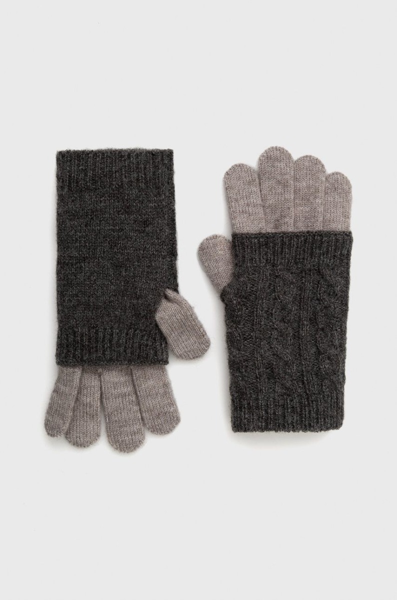Medicine Women Gloves Grey - Answear GOOFASH