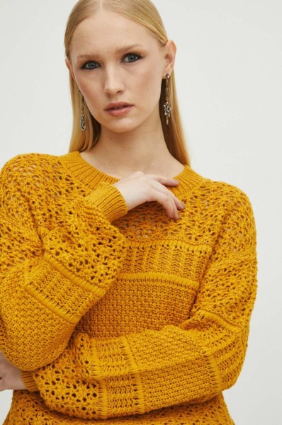 Medicine - Women Sweater Yellow Answear GOOFASH