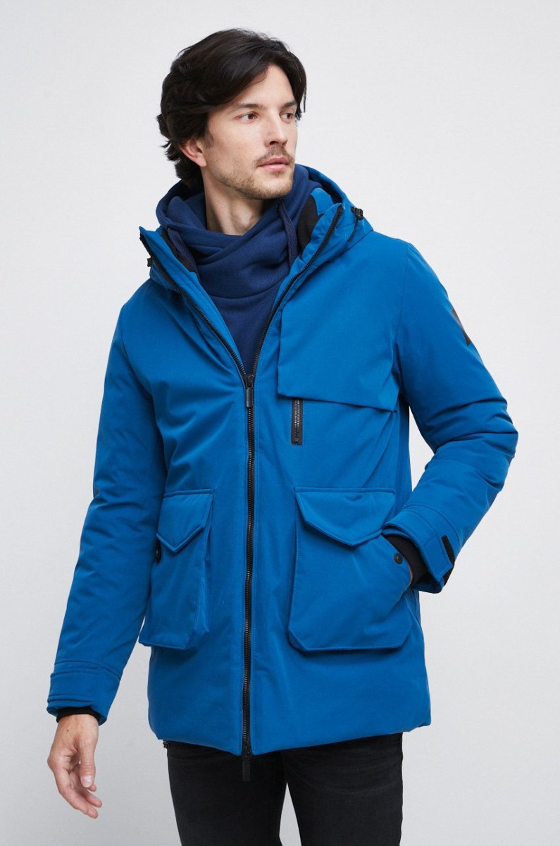 Men Blue Jacket Answear - Medicine GOOFASH