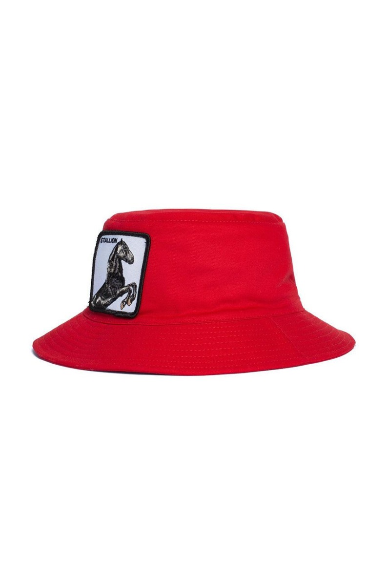 Mens Hat Red Answear Goorin Bros GOOFASH