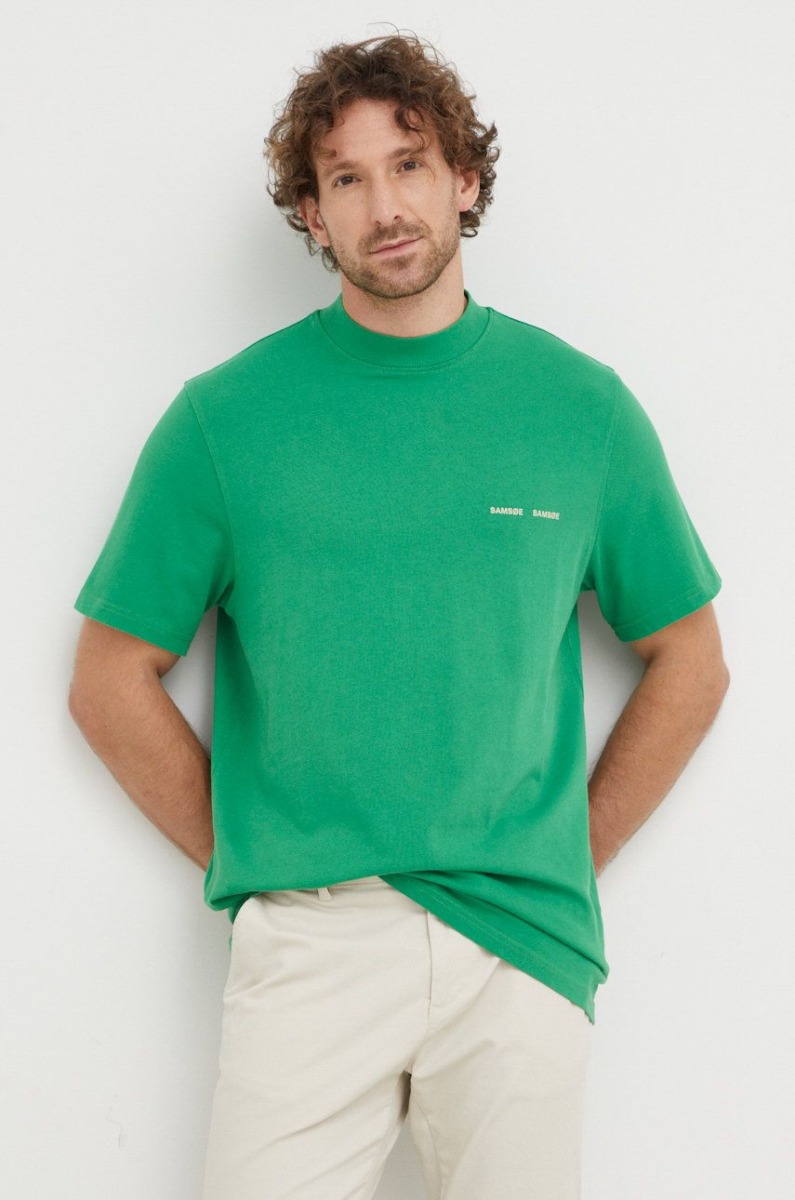 Mens T-Shirt Green from Answear GOOFASH