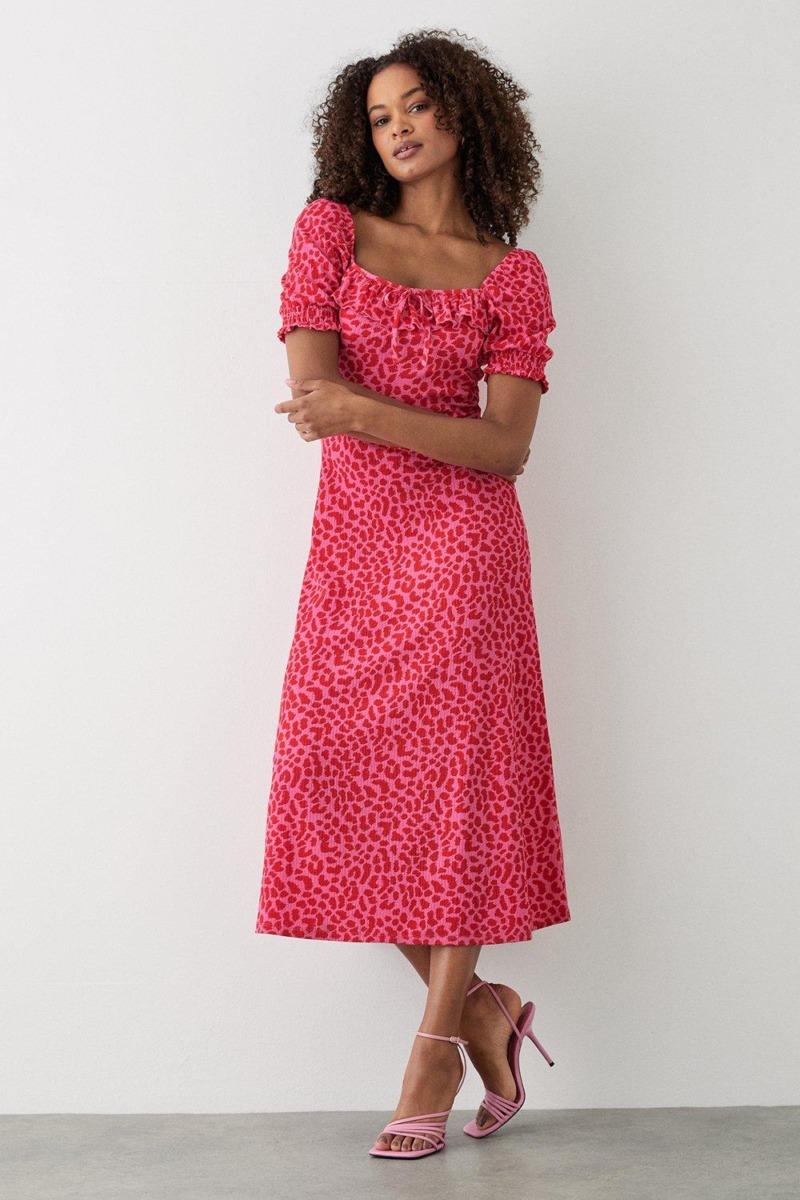 Midi Dress Pink - Woman - Dorothy Perkins GOOFASH