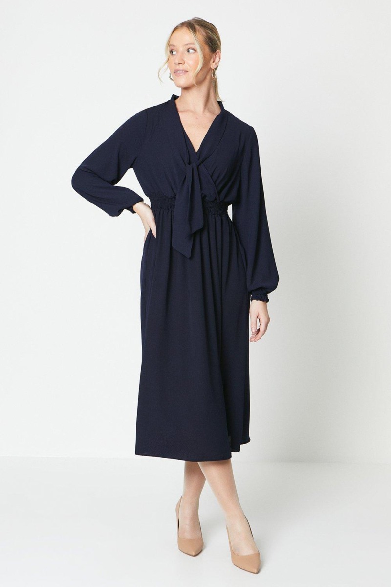 Midi Dress in Blue for Woman from Dorothy Perkins GOOFASH