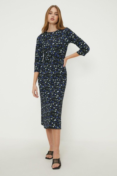 Midi Dress in Florals for Women by Dorothy Perkins GOOFASH