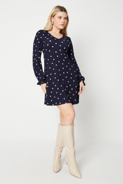 Mini Dress Blue for Woman from Dorothy Perkins GOOFASH