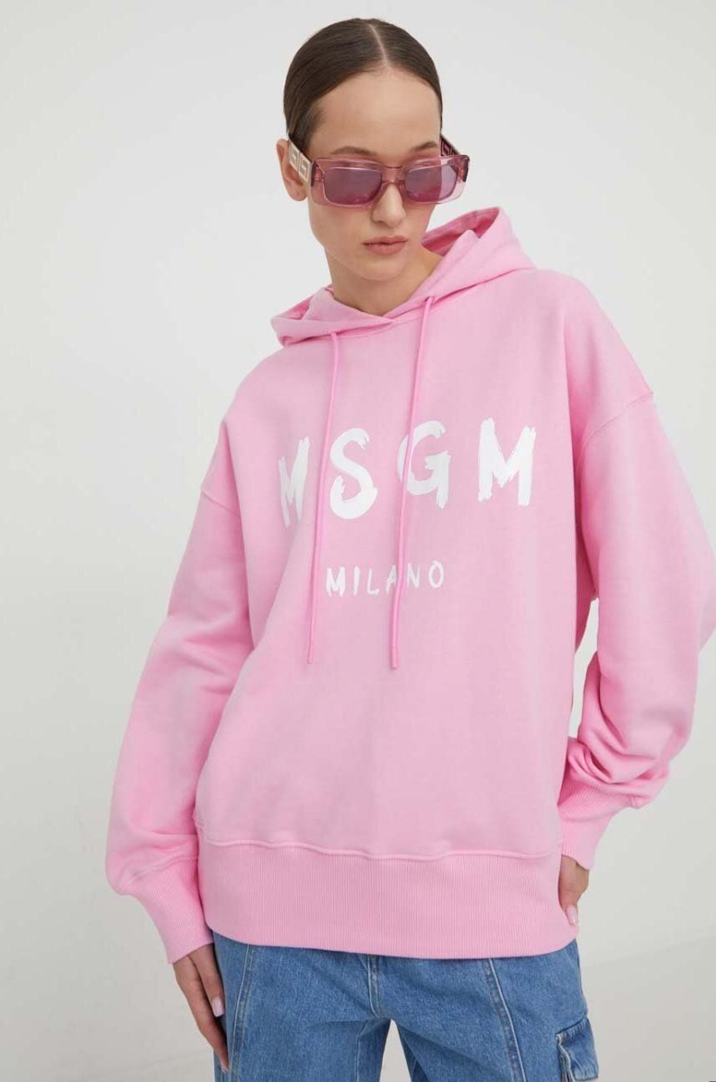 Msgm Sweatshirt in Pink Answear GOOFASH