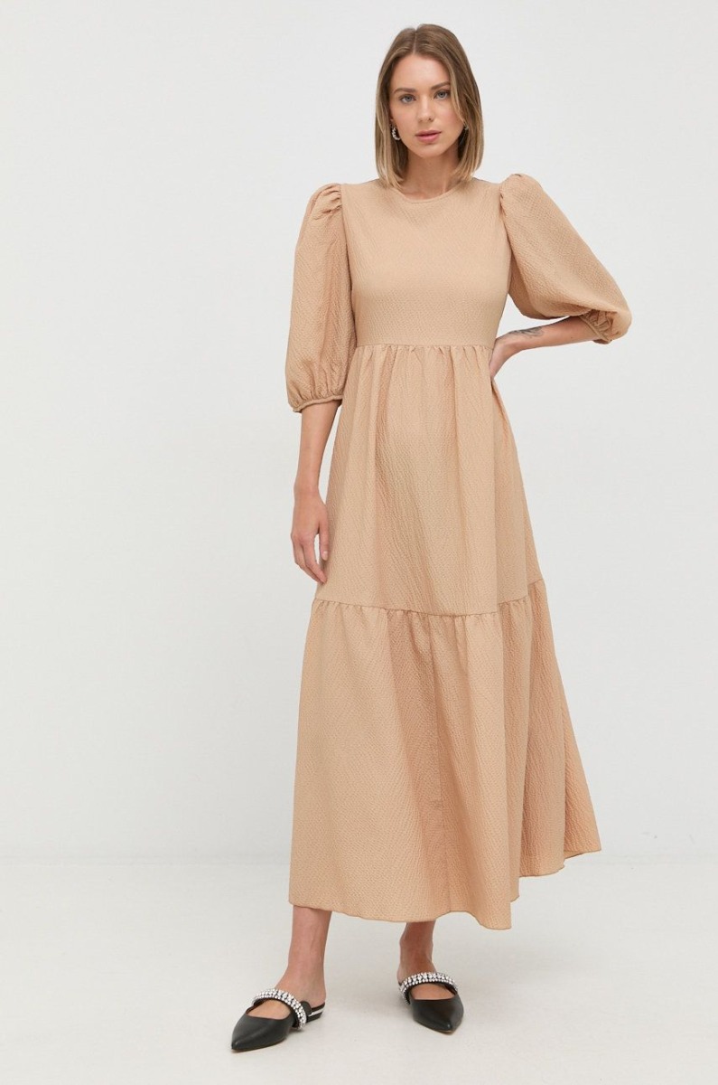 Notes Du Nord - Beige Dress for Women at Answear GOOFASH