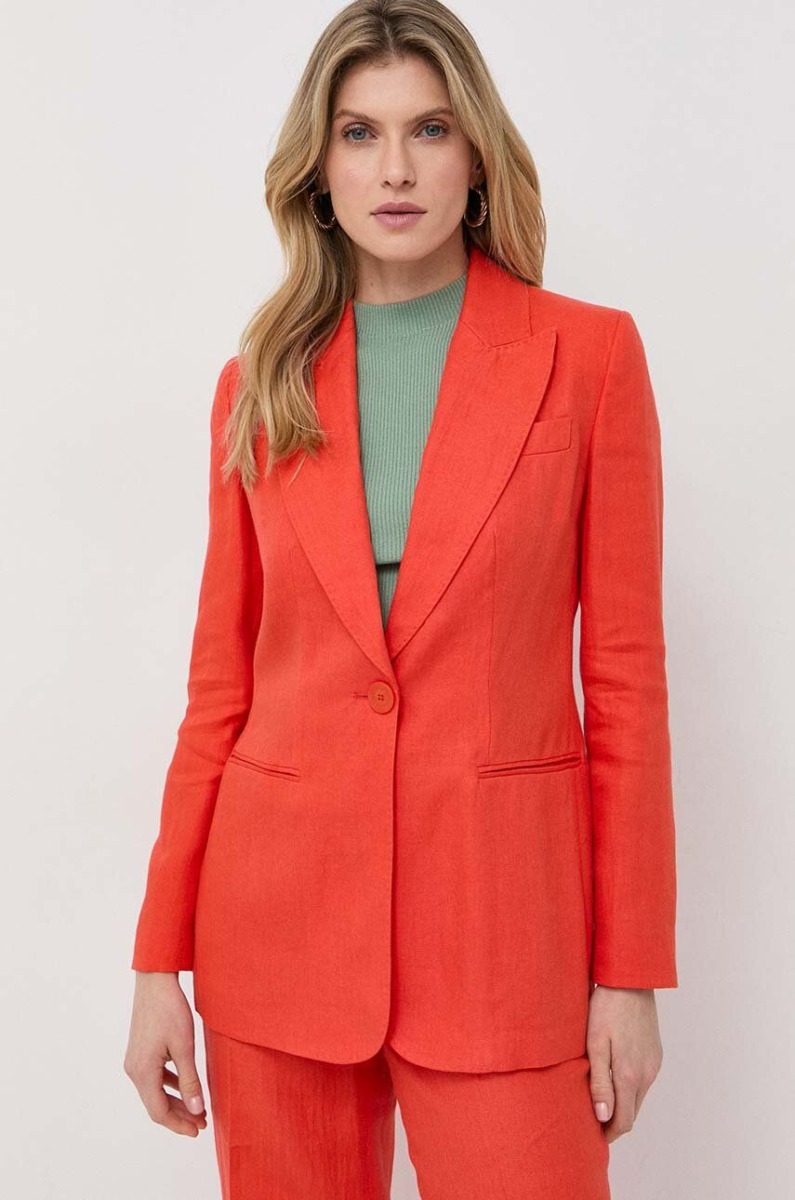 Orange Jacket Luisa Spagnoli - Answear GOOFASH