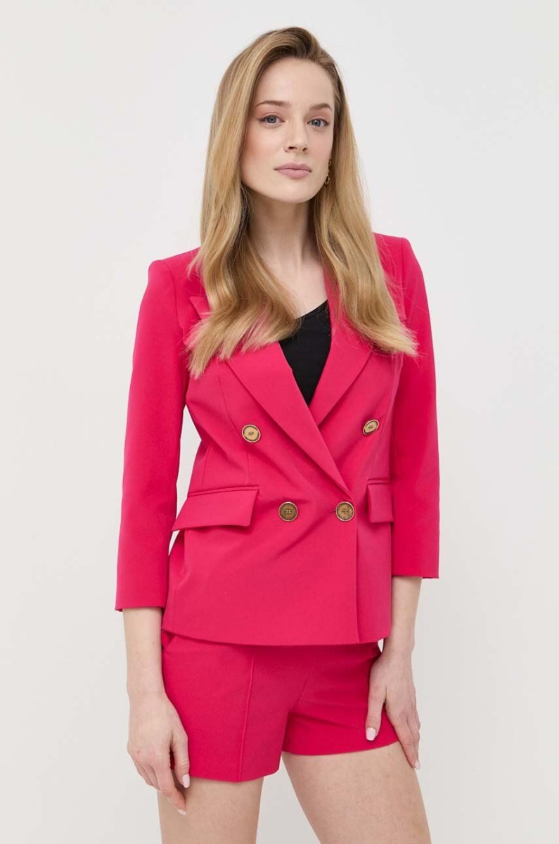 Pink Jacket Elisabetta Franchi - Answear GOOFASH