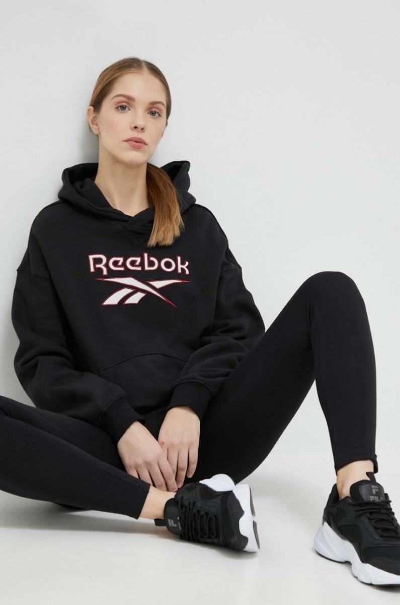 Reebok - Sweatshirt in Black by Answear GOOFASH
