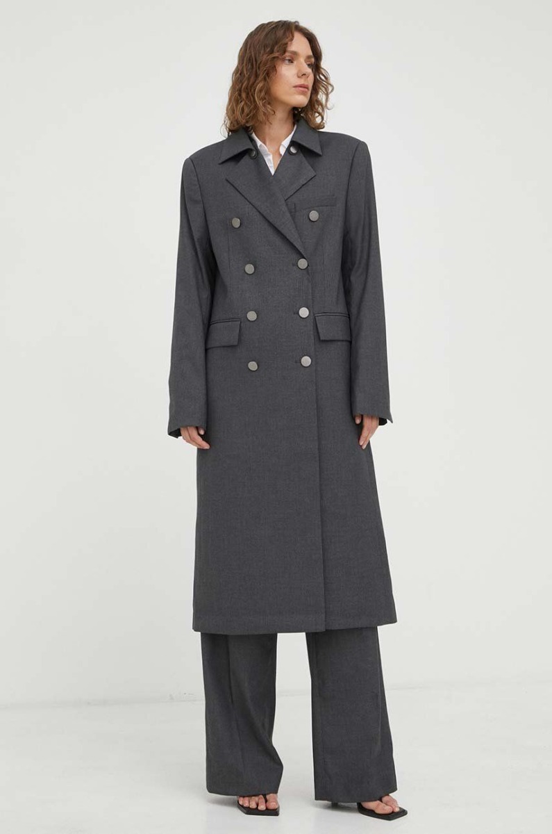 Remain - Grey Coat Answear Ladies GOOFASH