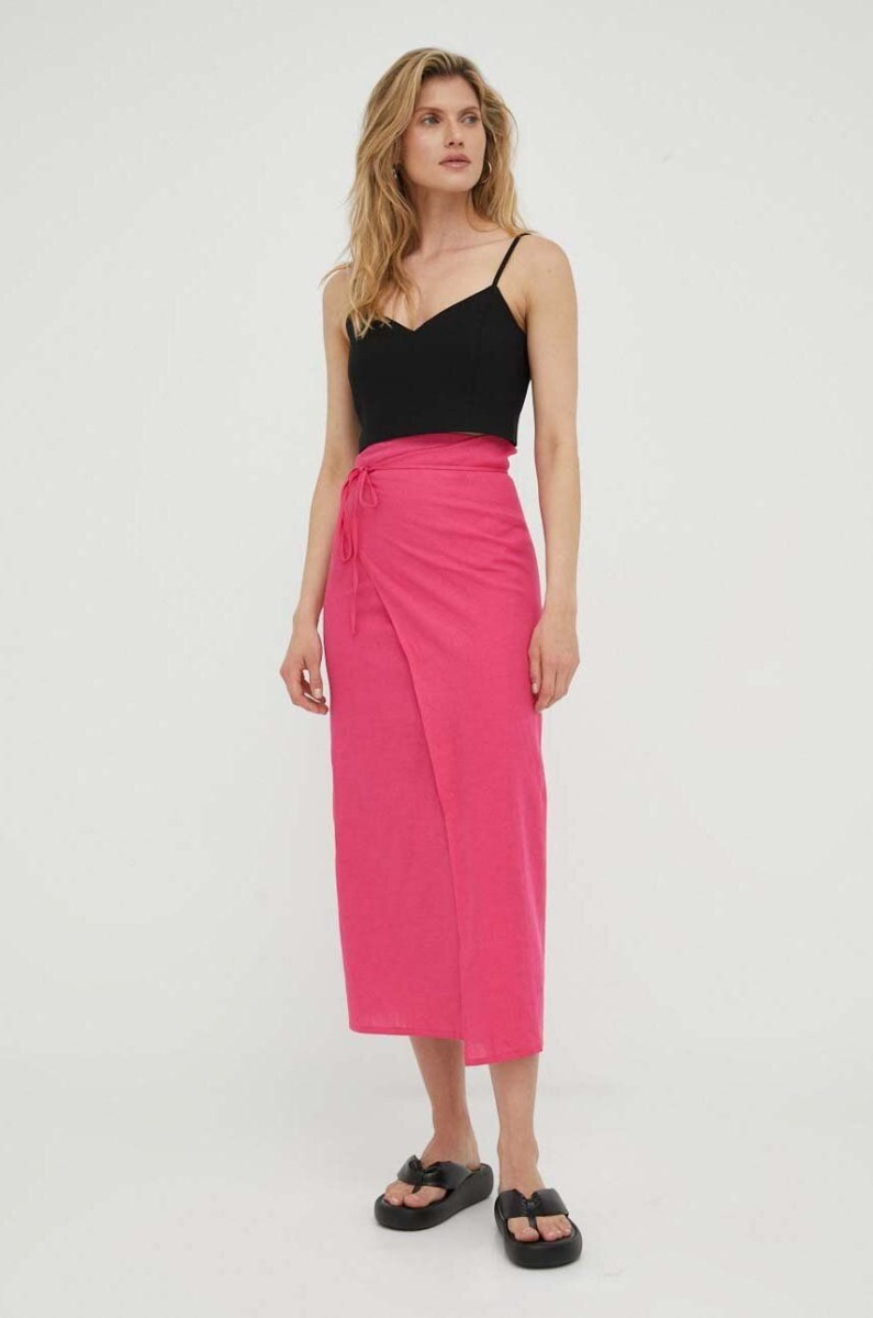 Resume Woman Skirt Pink Answear GOOFASH