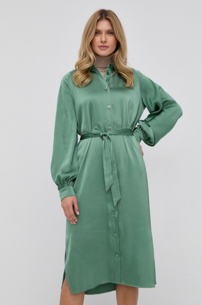 Samsoe Samsoe - Dress Green - Answear - Women GOOFASH