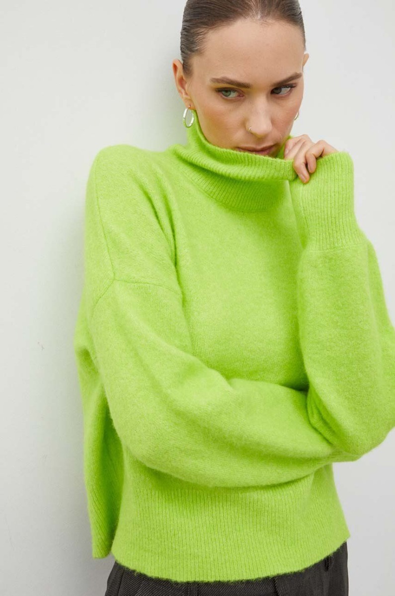 Samsoe Samsoe - Woman Green Sweater at Answear GOOFASH