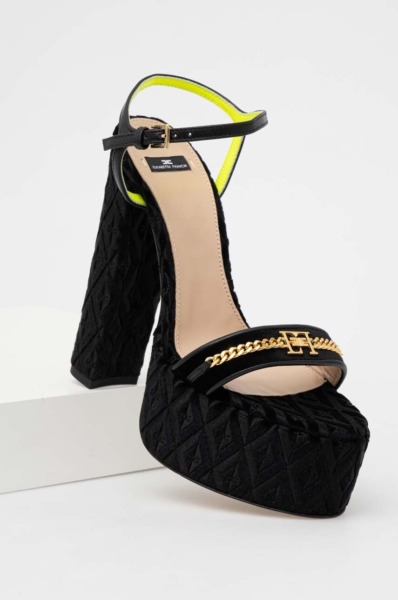 Sandals - Black - Elisabetta Franchi - Women - Answear GOOFASH