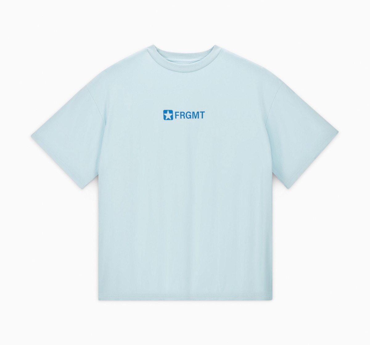 T-Shirt Blue Converse Gent GOOFASH