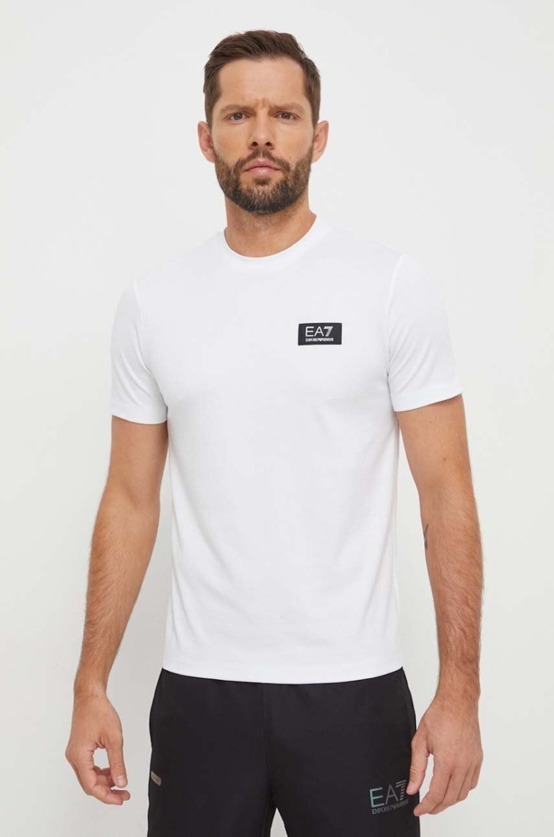 T-Shirt - White - Armani - Answear GOOFASH
