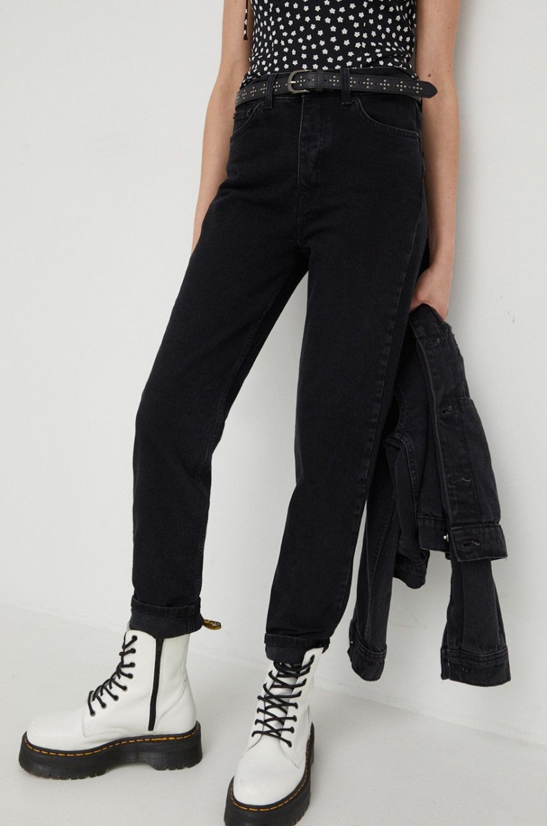 The Kooples Women's High Waist Jeans Black from Answear GOOFASH