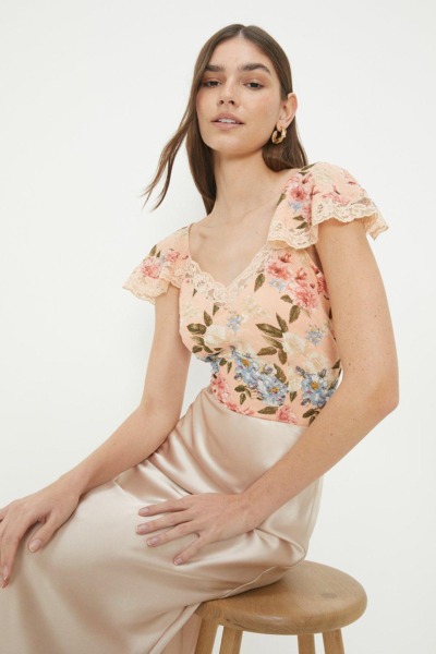Top in Rose for Women by Dorothy Perkins GOOFASH
