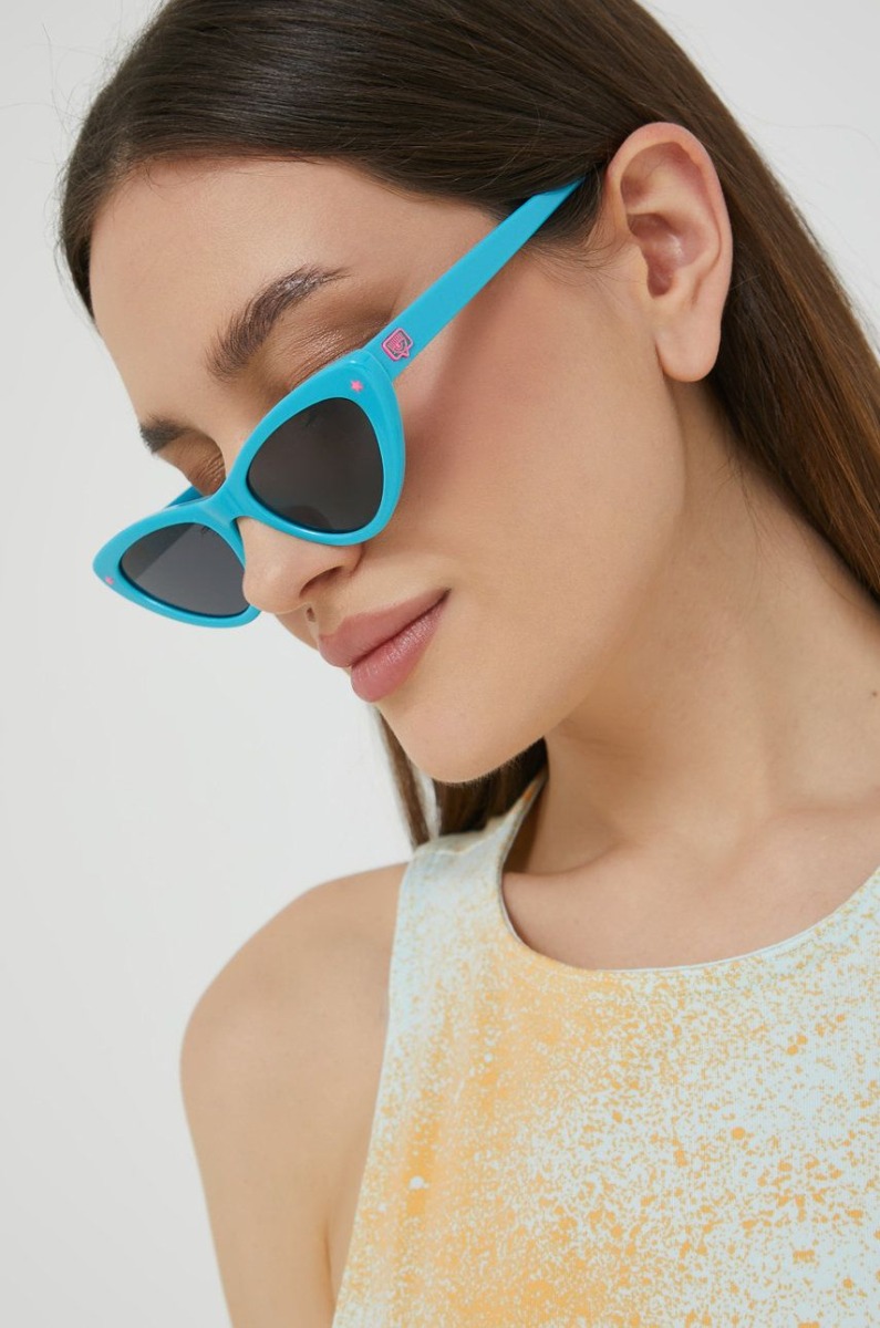 Turquoise Sunglasses for Woman from Answear GOOFASH