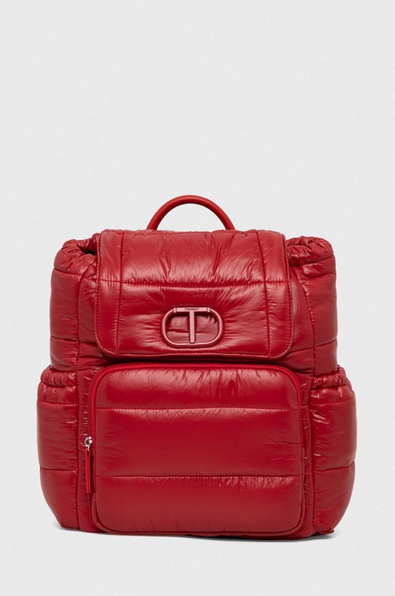Twinset Red Backpack at Answear GOOFASH