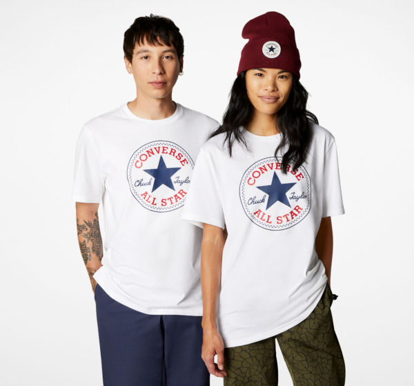White T-Shirt - Converse GOOFASH