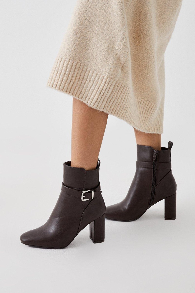 Woman Ankle Boots Brown at Dorothy Perkins GOOFASH