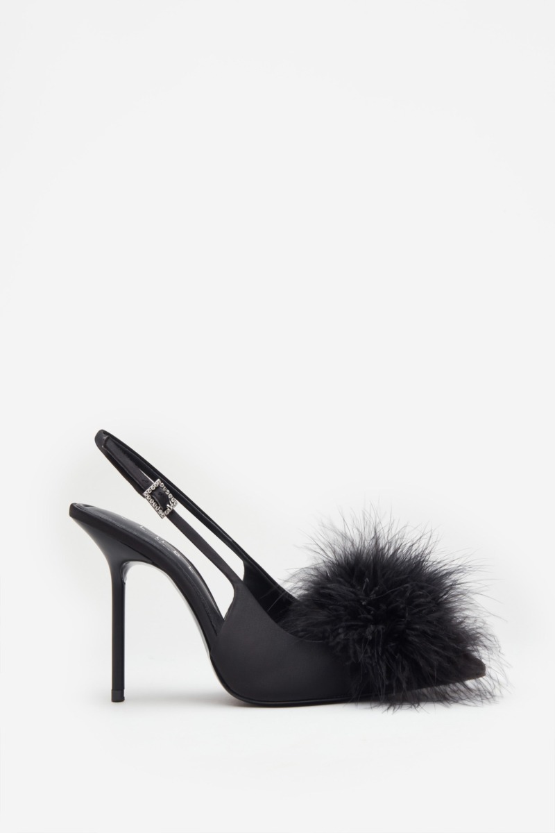Woman Black High Heels by Club L London GOOFASH