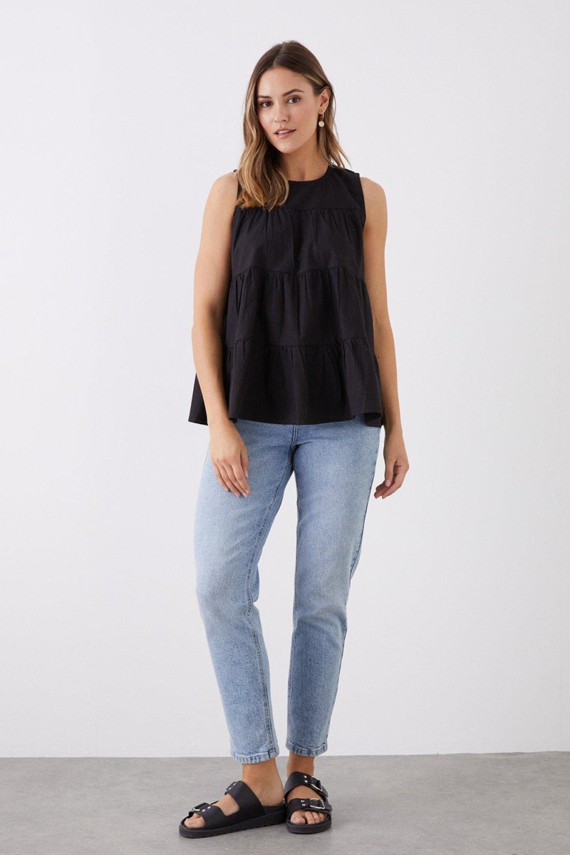 Woman Blouse in Black from Dorothy Perkins GOOFASH