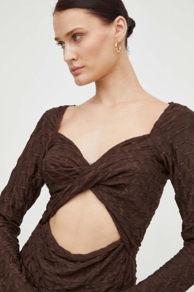 Woman Blouse in Brown by Answear GOOFASH