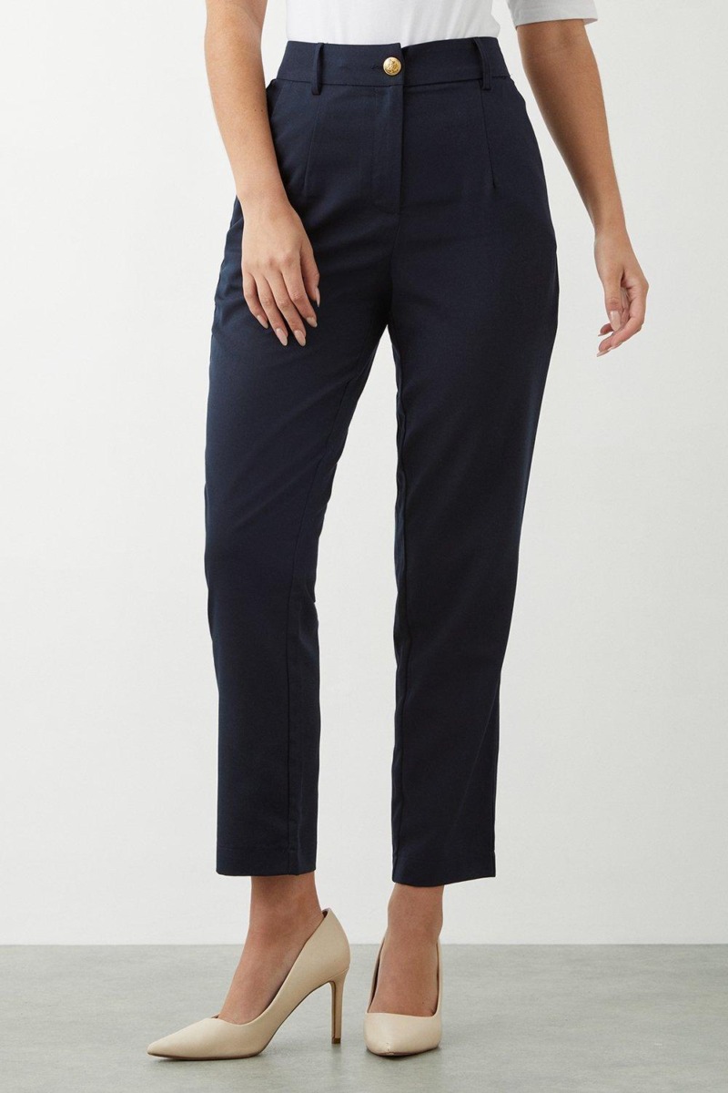 Woman Blue Trousers at Dorothy Perkins GOOFASH