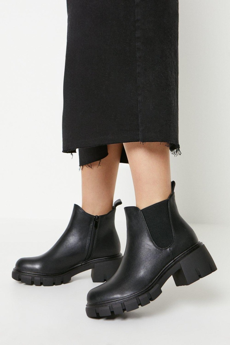 Woman Chelsea Boots in Black Dorothy Perkins GOOFASH