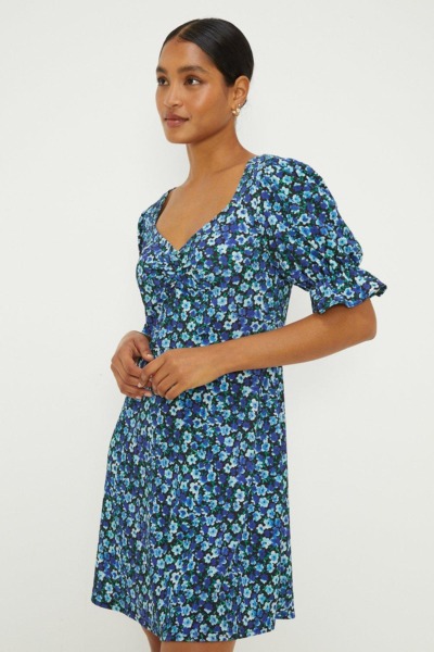 Woman Mini Dress Blue from Dorothy Perkins GOOFASH