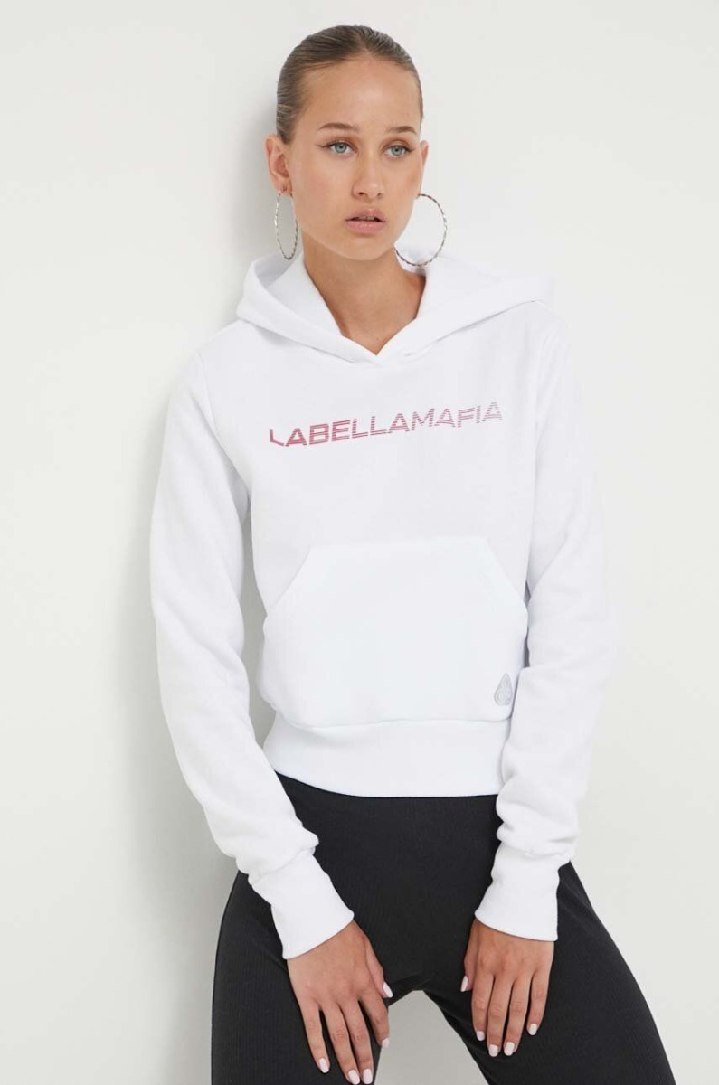 Woman Sweatshirt in White Answear Labellamafia GOOFASH