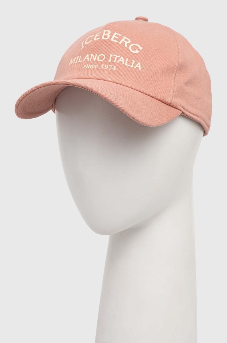 Women Baseball Cap - Pink - Iceberg - Answear GOOFASH