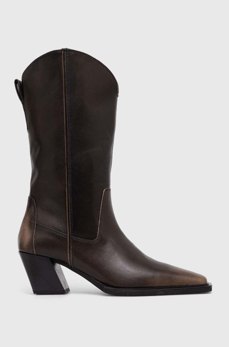 Women Brown - Cowboy Boots - Twinset - Answear GOOFASH
