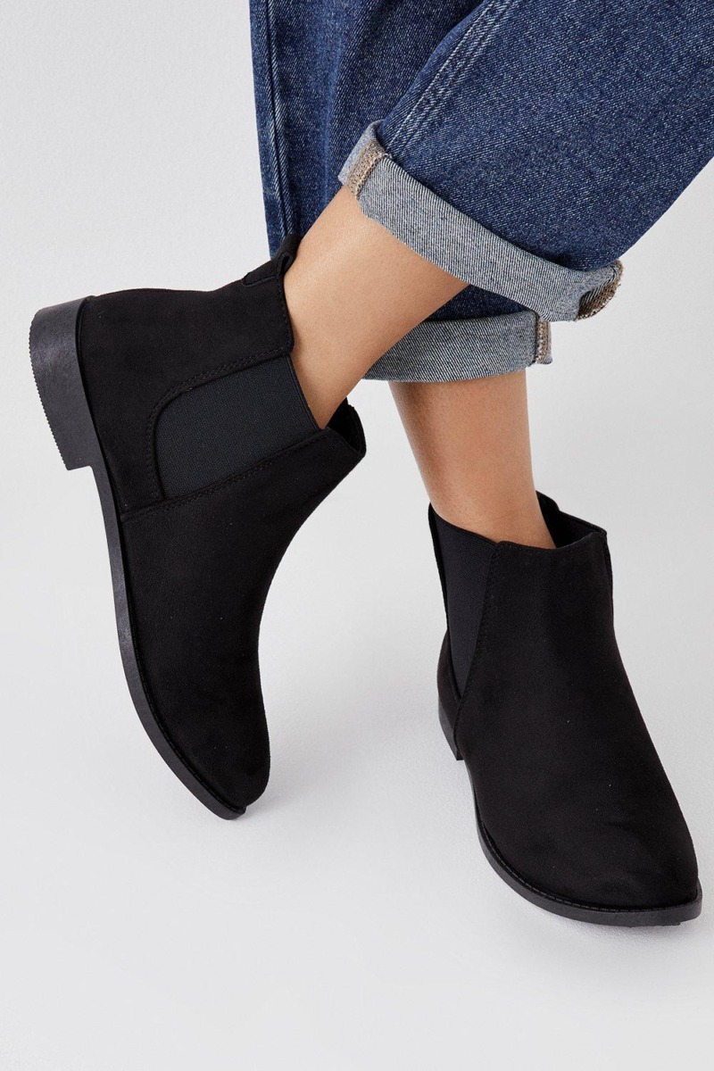 Women Chelsea Boots Black from Dorothy Perkins GOOFASH