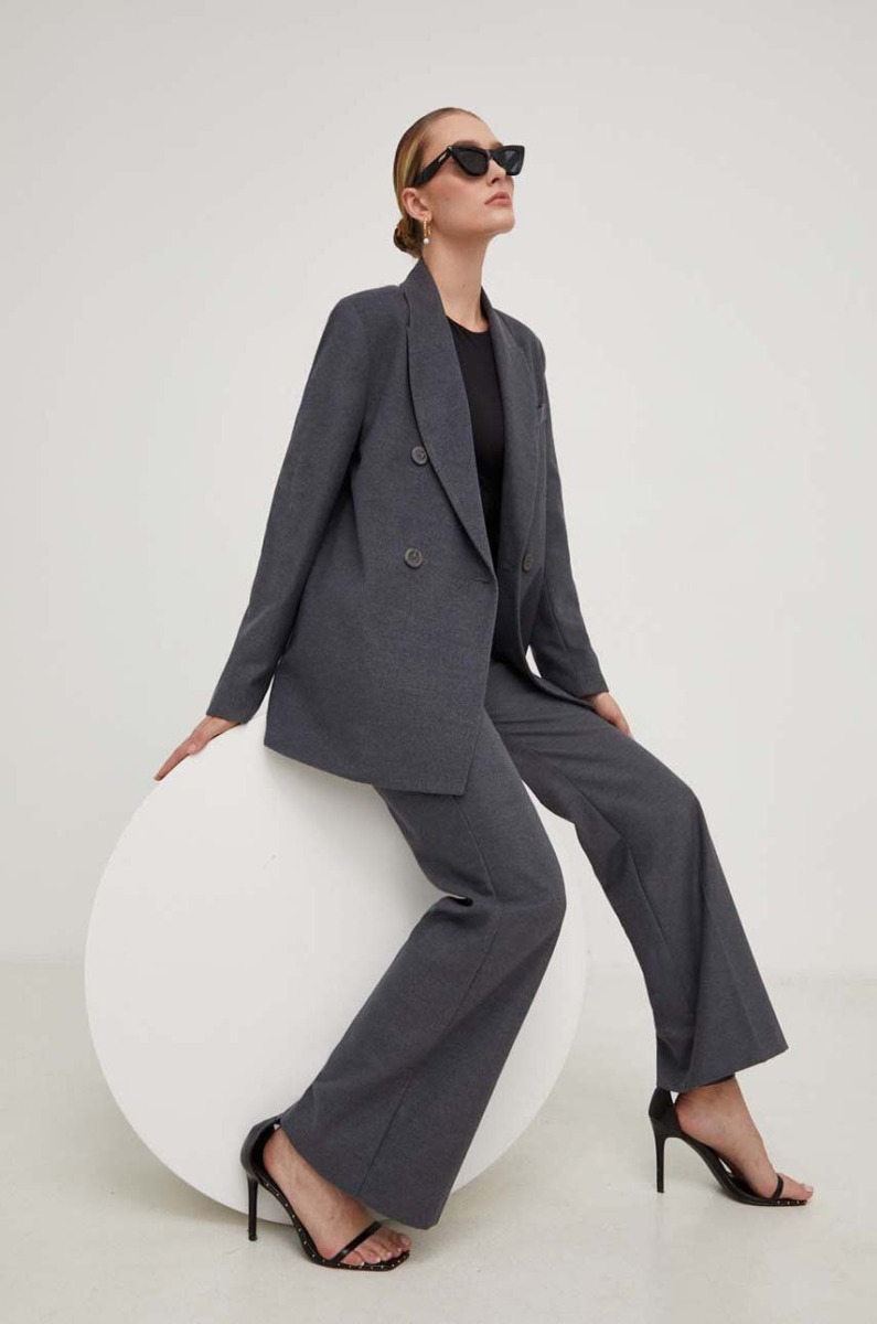 Women Grey Jacket Answear Lab Answear GOOFASH