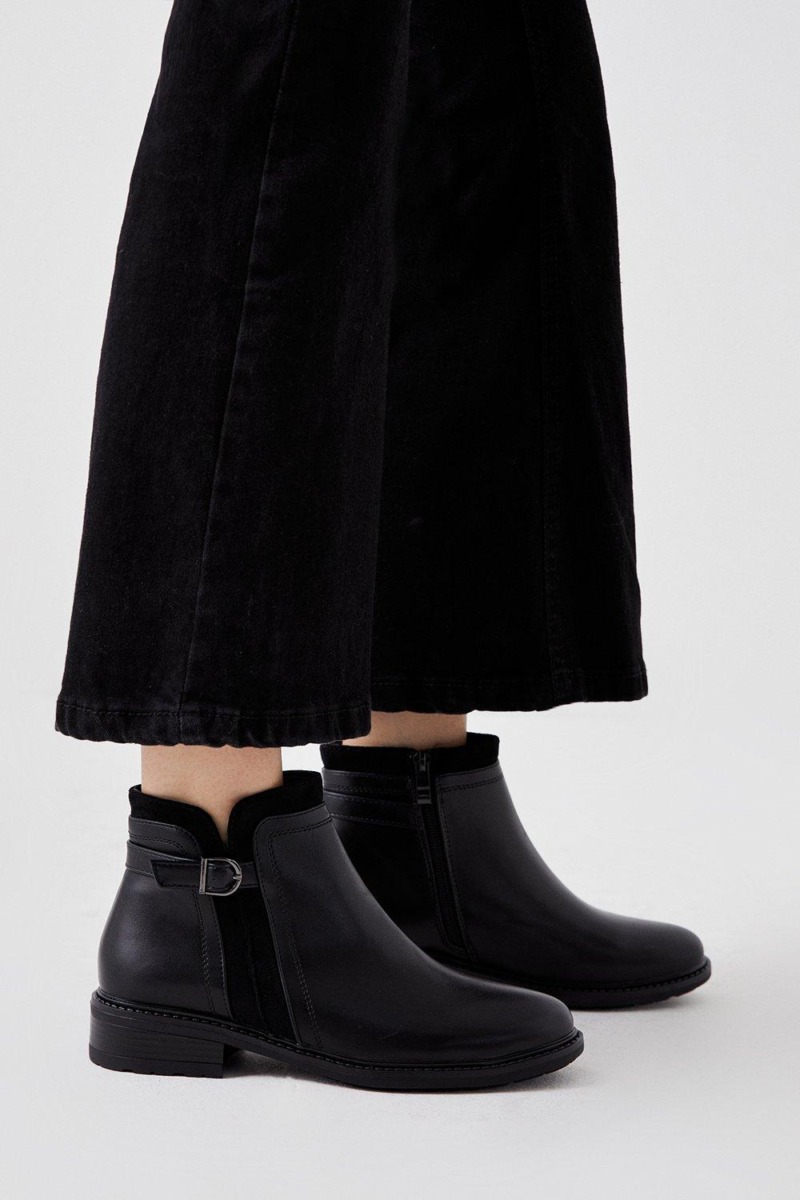 Womens Ankle Boots Black at Dorothy Perkins GOOFASH