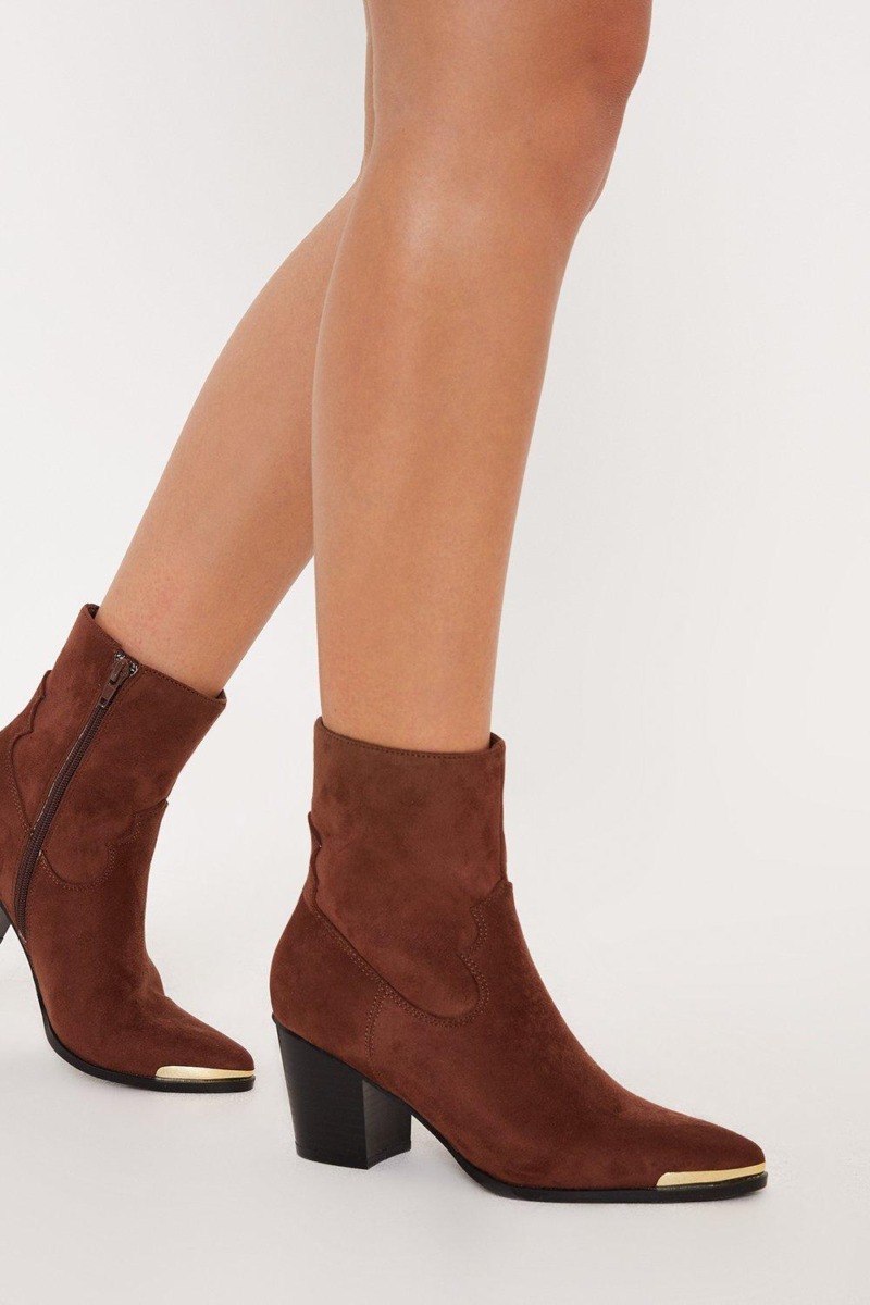 Womens Beige Ankle Boots from Dorothy Perkins GOOFASH