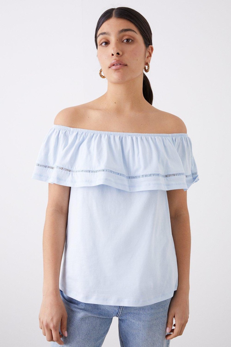 Women's Blue Top from Dorothy Perkins GOOFASH