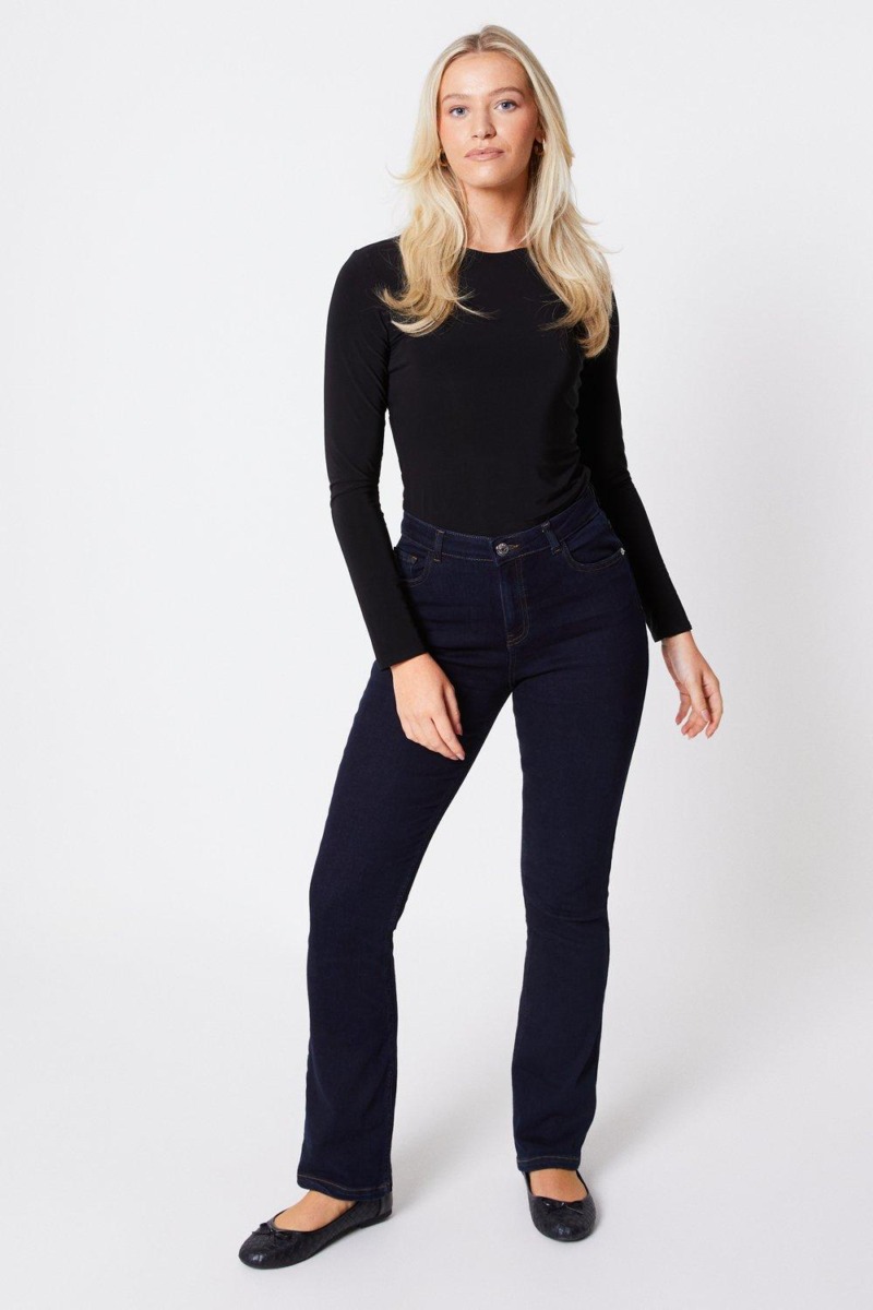 Women's Bootcut Jeans in Blue - Dorothy Perkins GOOFASH