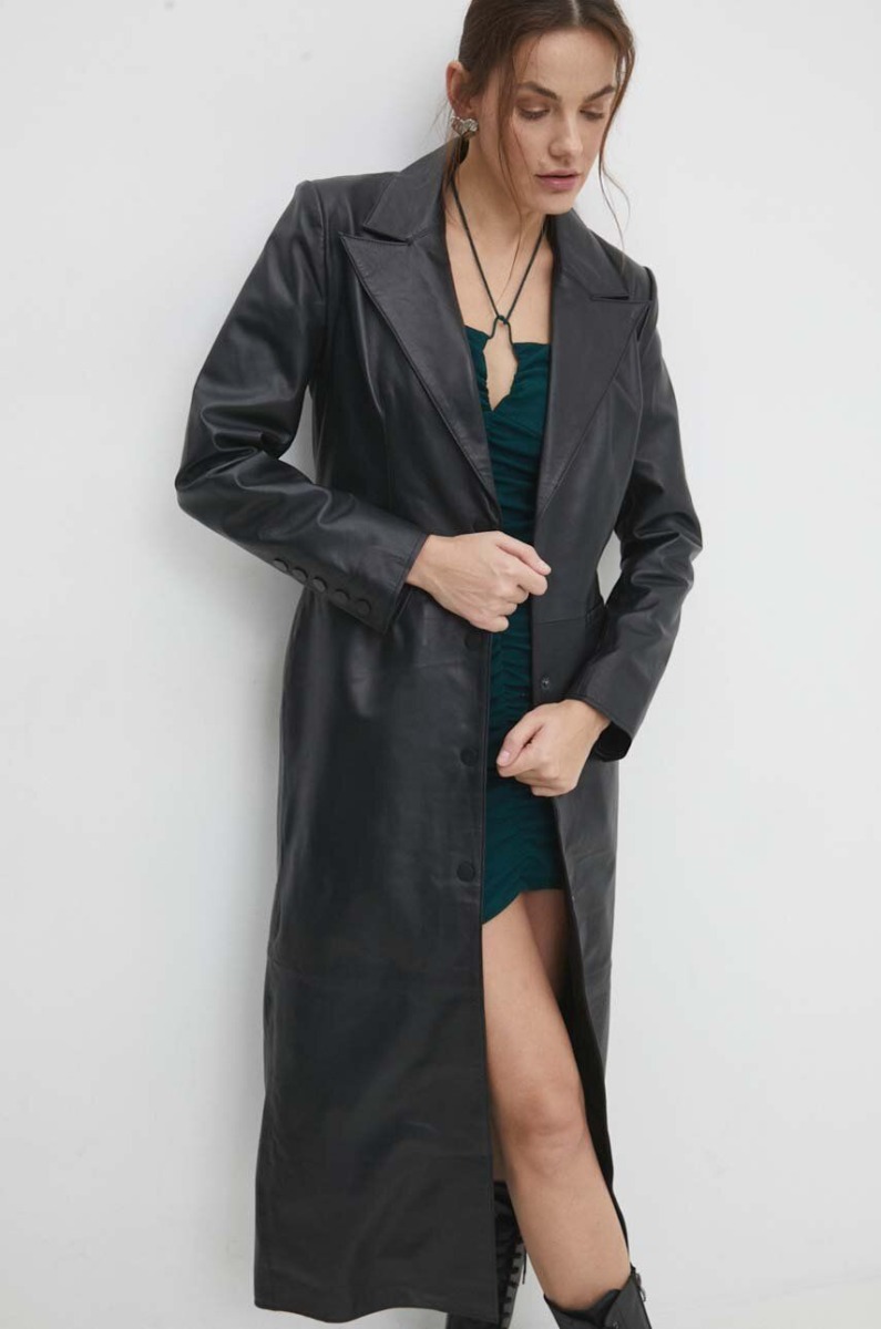 Womens Coat in Black Answear Lab - Answear GOOFASH