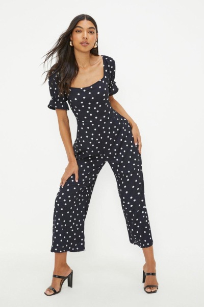 Womens Jumpsuit in Blue Dorothy Perkins GOOFASH