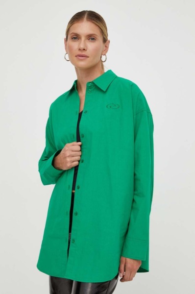 Womens Shirt in Green Answear GOOFASH