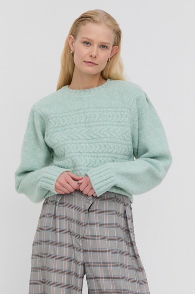 Women's Sweater Green Answear For GOOFASH