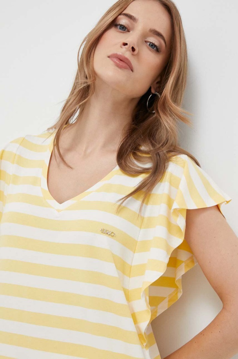 Women's T-Shirt in Yellow from Answear GOOFASH